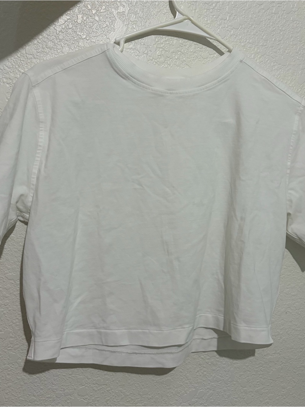 lululemon All Yours Organic Cotton Cropped tee NWOT